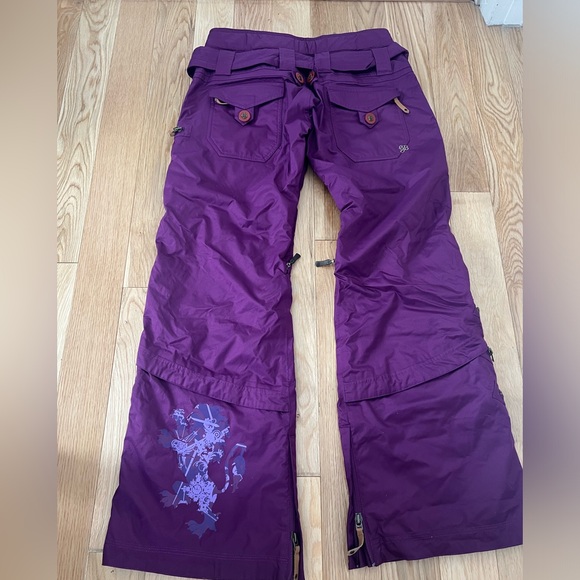 Oakley Signature Series Ski/Snowboard Pants In Purple Size XS - Picture 7 of 14
